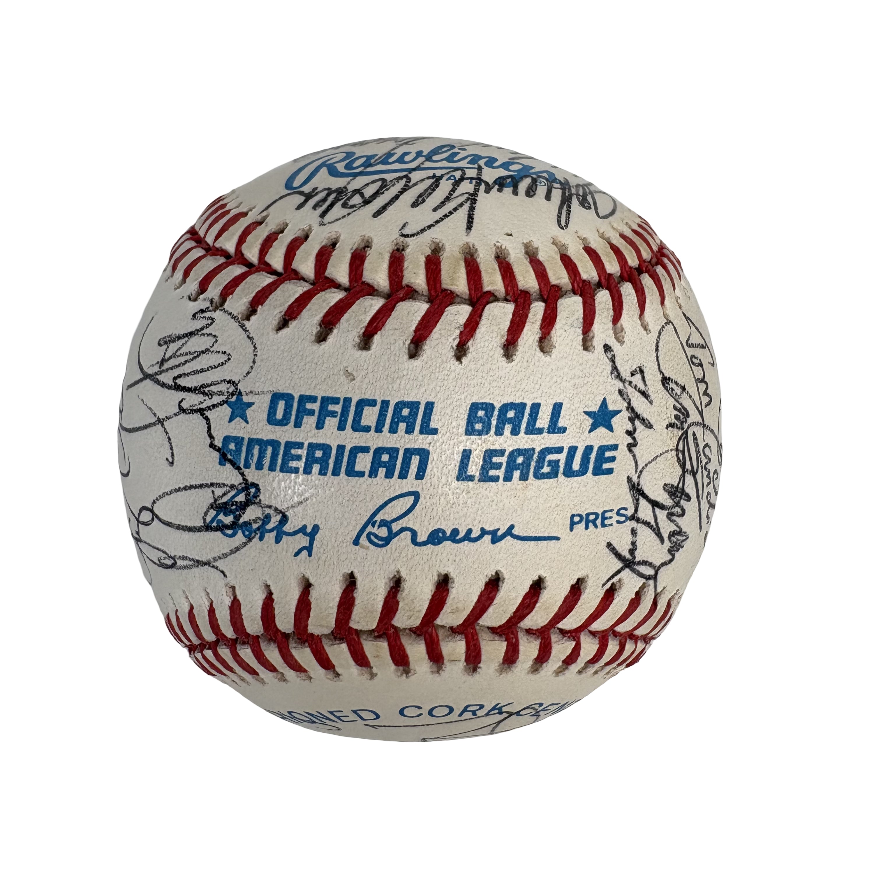 1988 Cleveland Indians Team Autographed Signed Baseball AMCo LOA