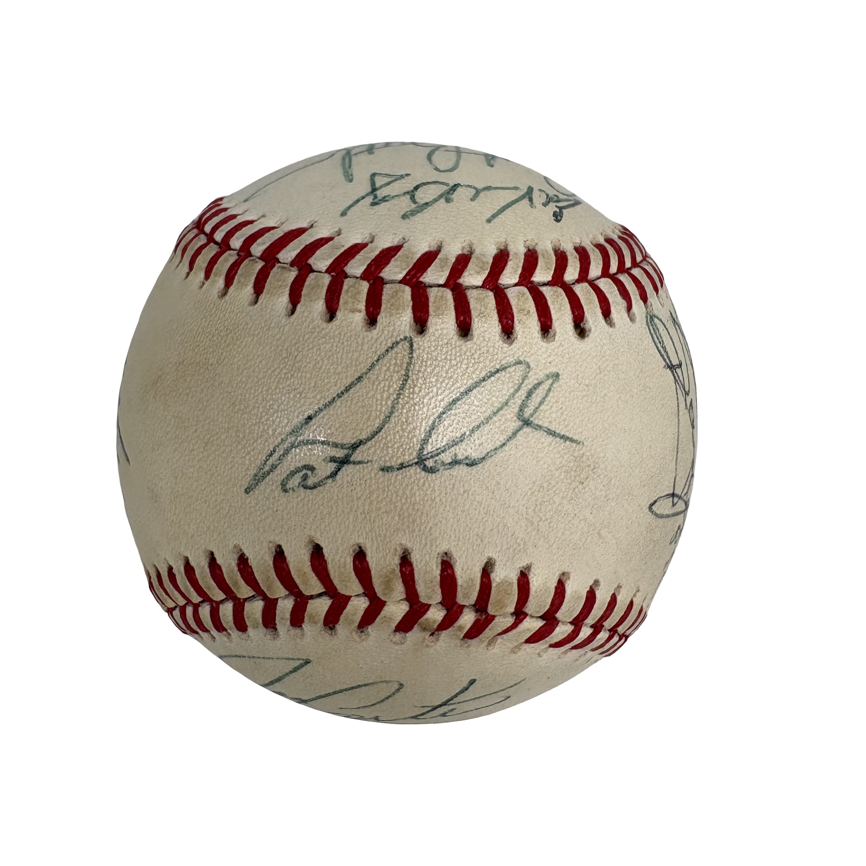 1987 Cleveland Indians Team Autographed Signed Baseball AMCo LOA