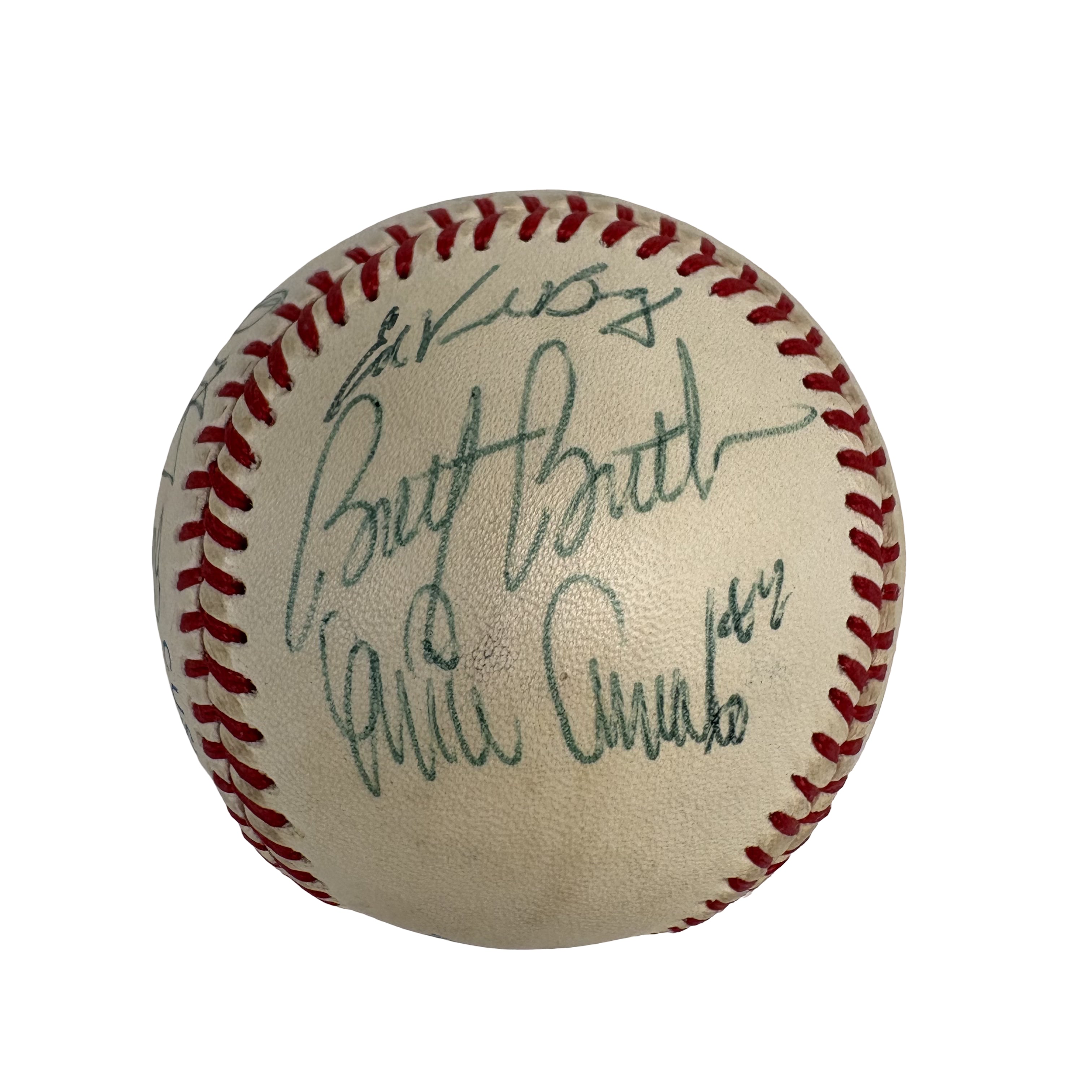 1987 Cleveland Indians Team Autographed Signed Baseball AMCo LOA