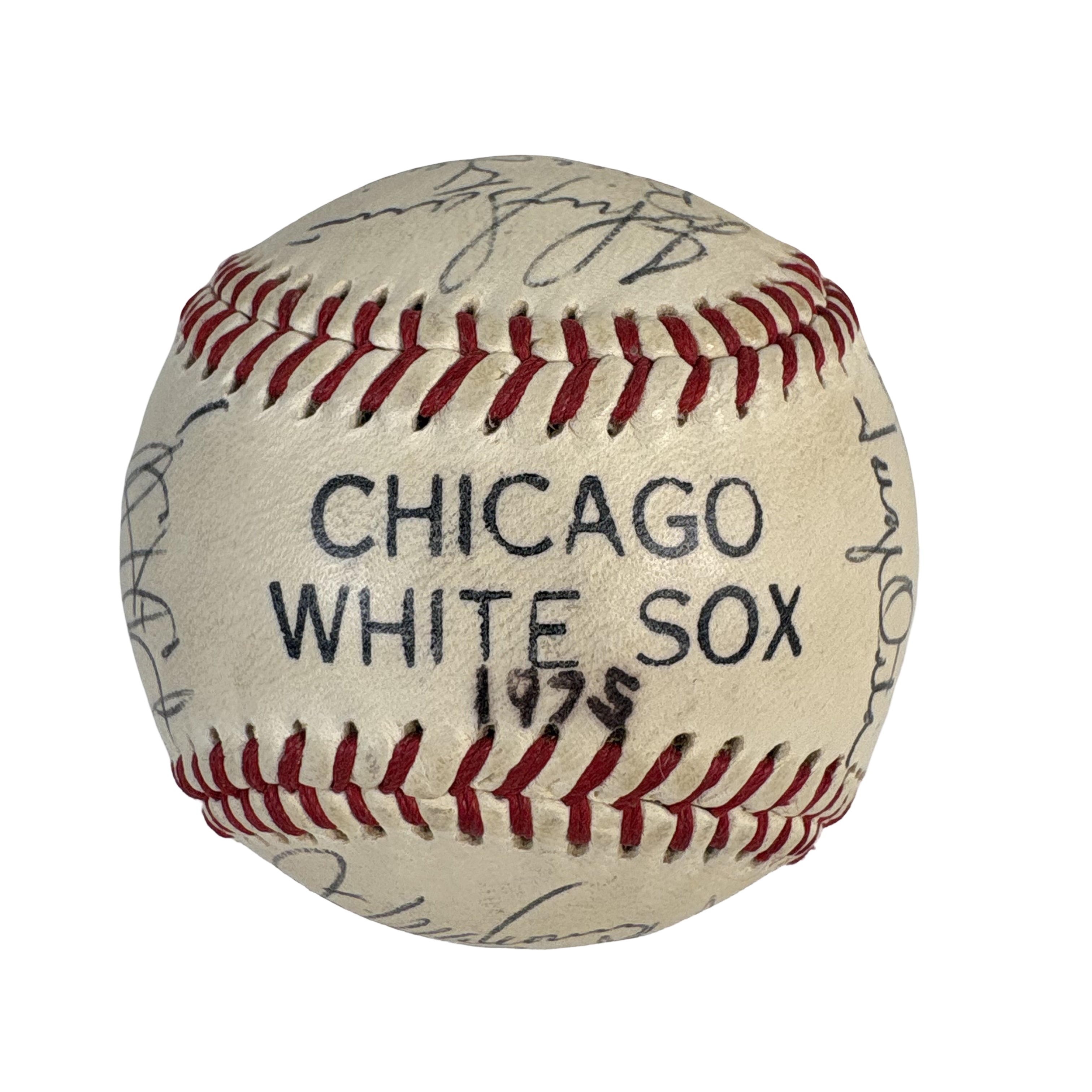 1975 Chicago White Sox Team Autographed Signed Baseball AMCo LOA