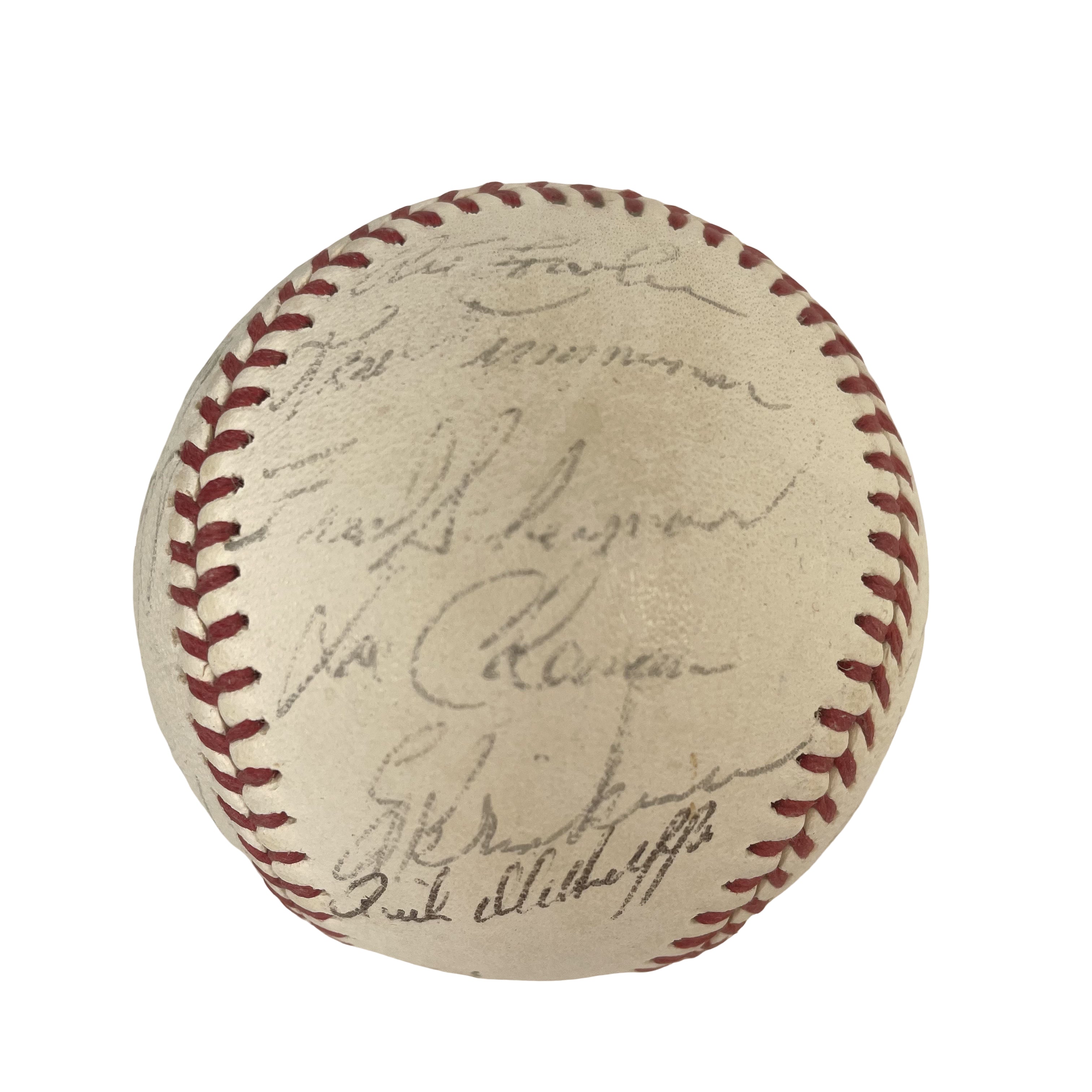1971 Detroit Tigers Team Autographed Signed Baseball AMCo LOA