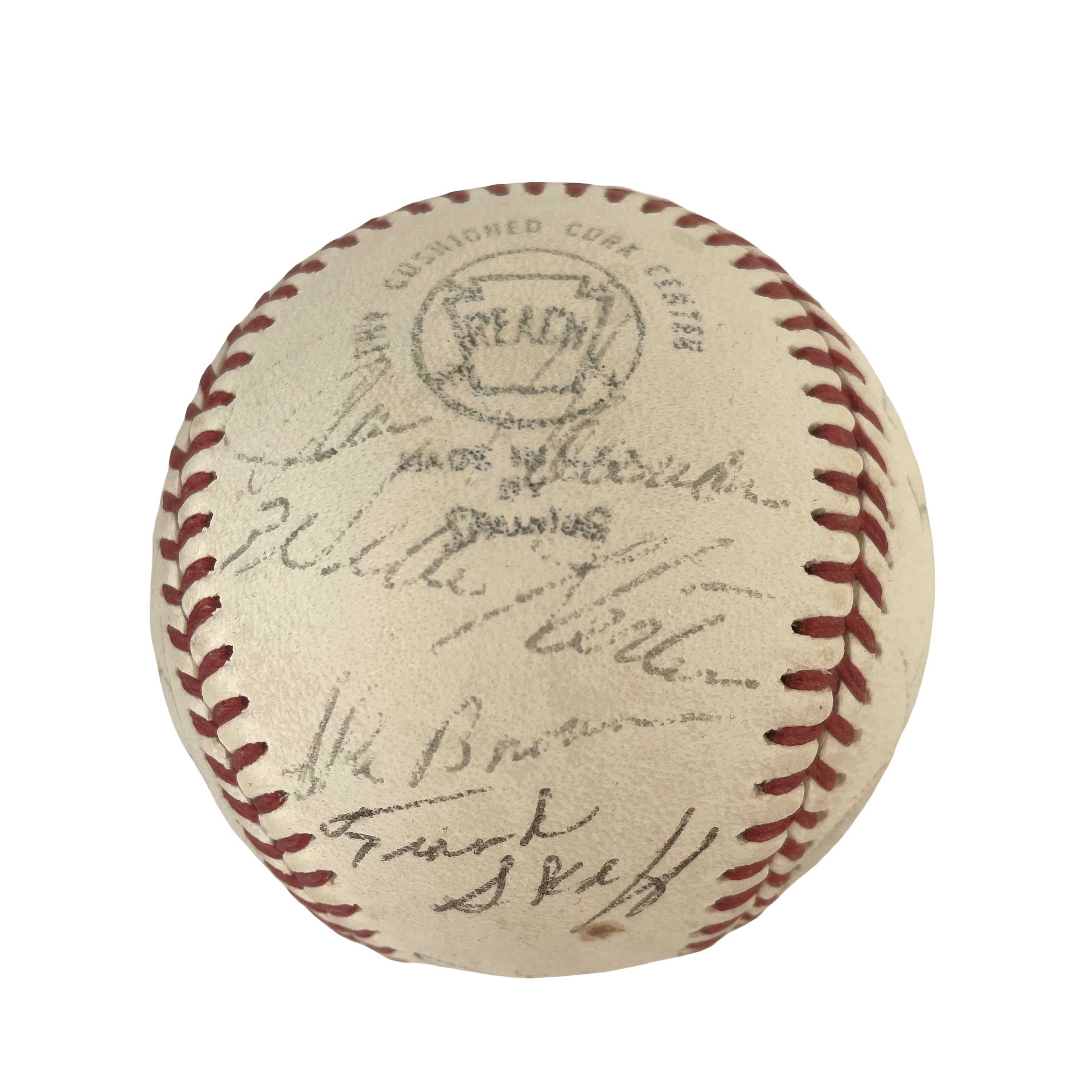 1971 Detroit Tigers Team Autographed Signed Baseball AMCo LOA
