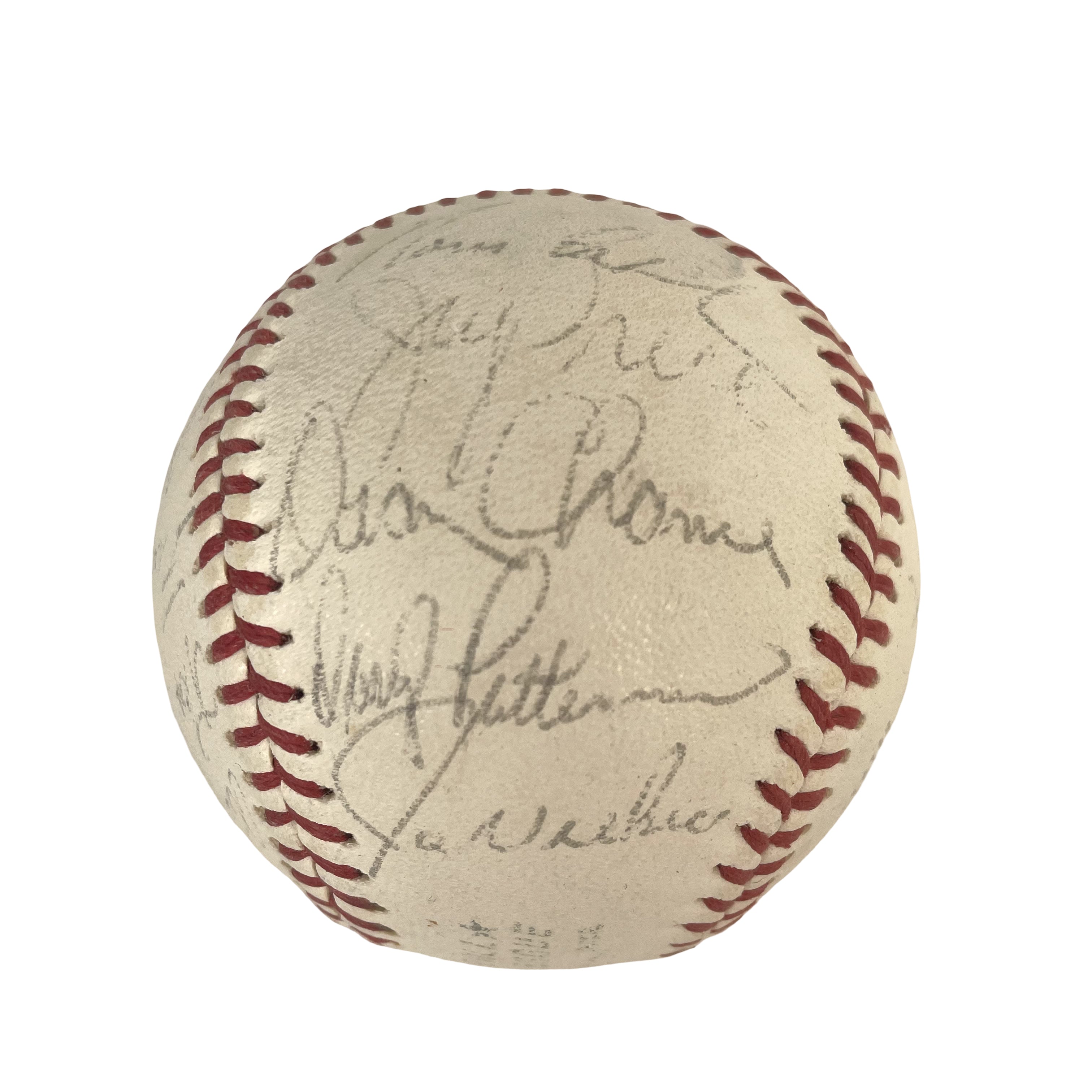 1971 Detroit Tigers Team Autographed Signed Baseball AMCo LOA