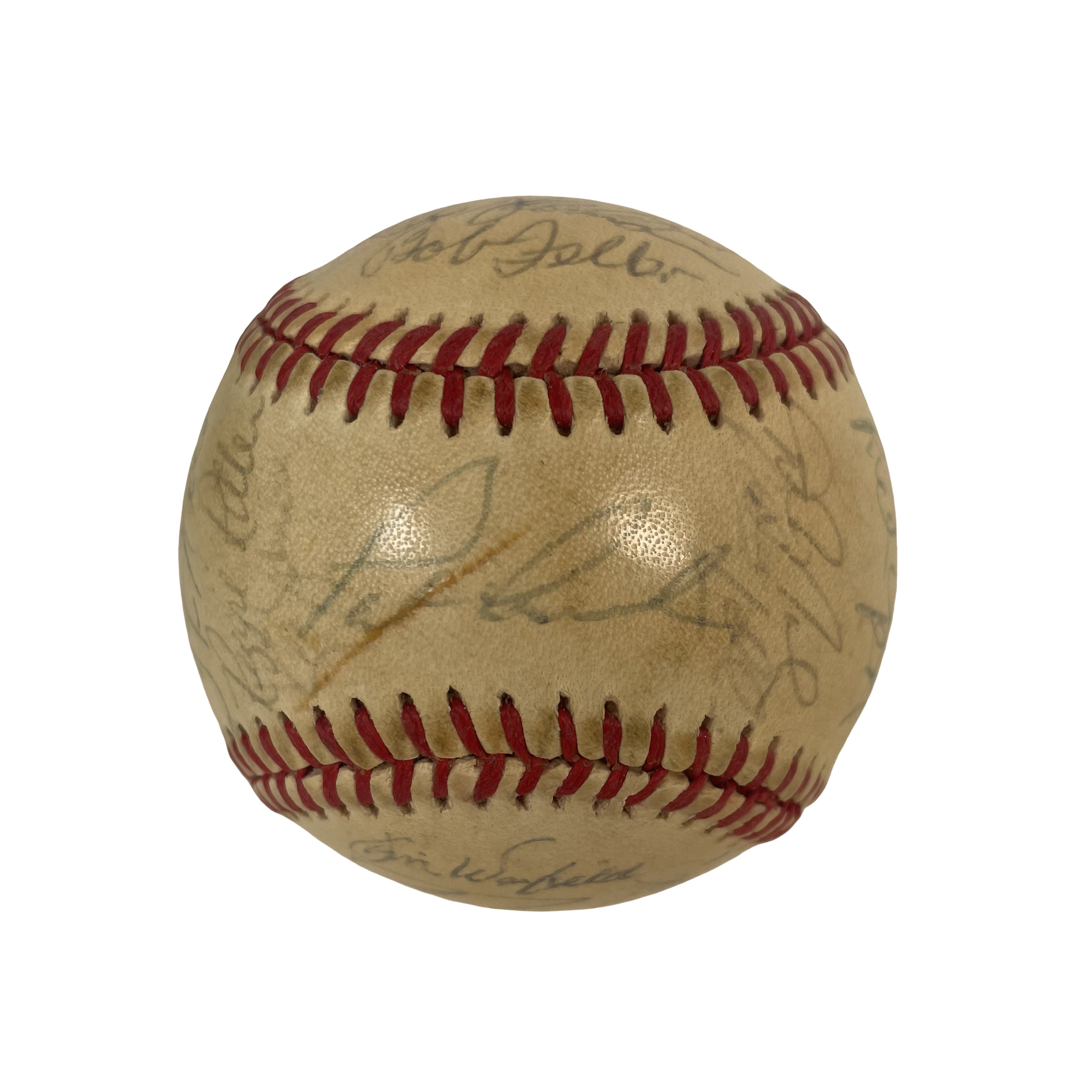 1986 Cleveland Indians Team Autographed Signed Baseball AMCo LOA