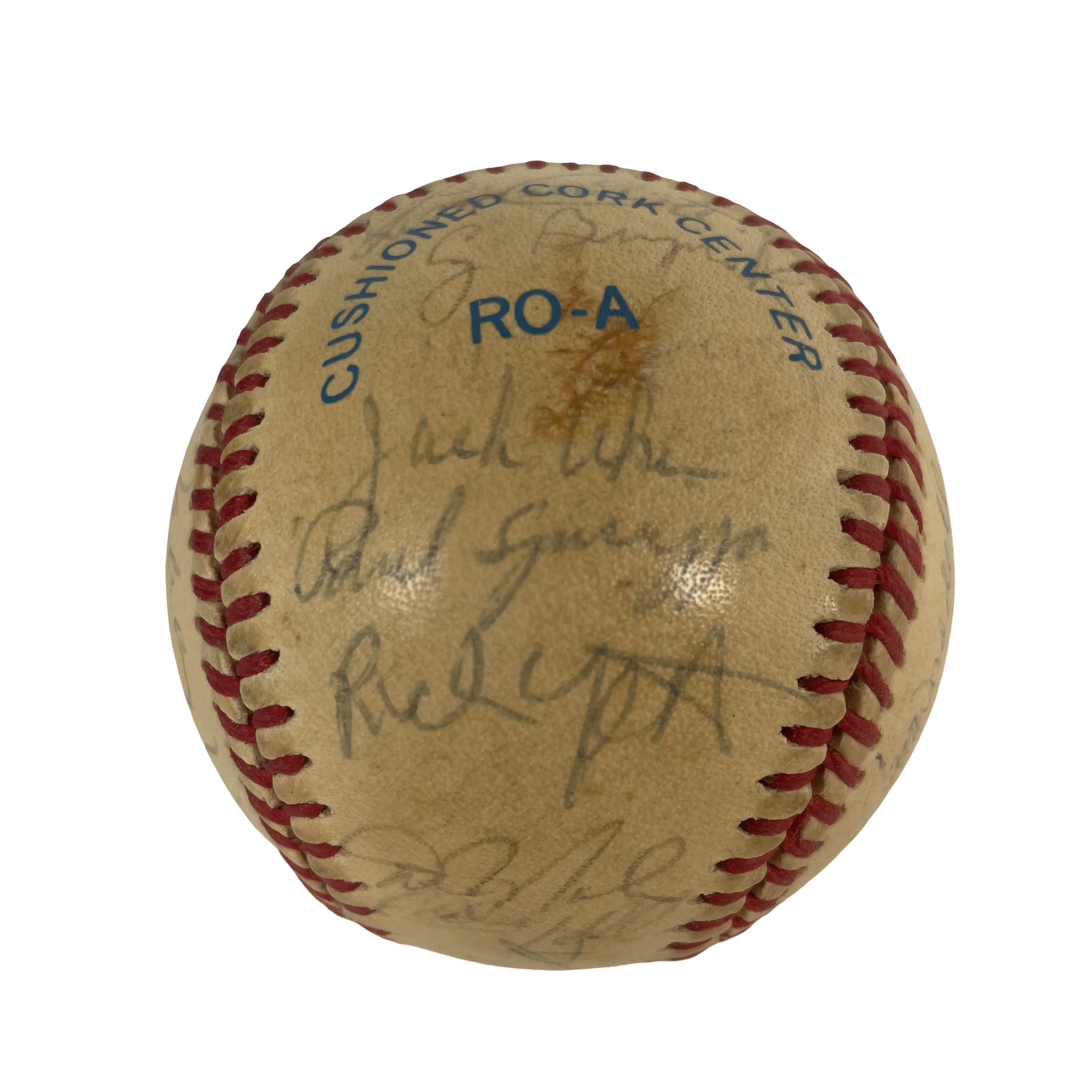 1986 Cleveland Indians Team Autographed Signed Baseball AMCo LOA
