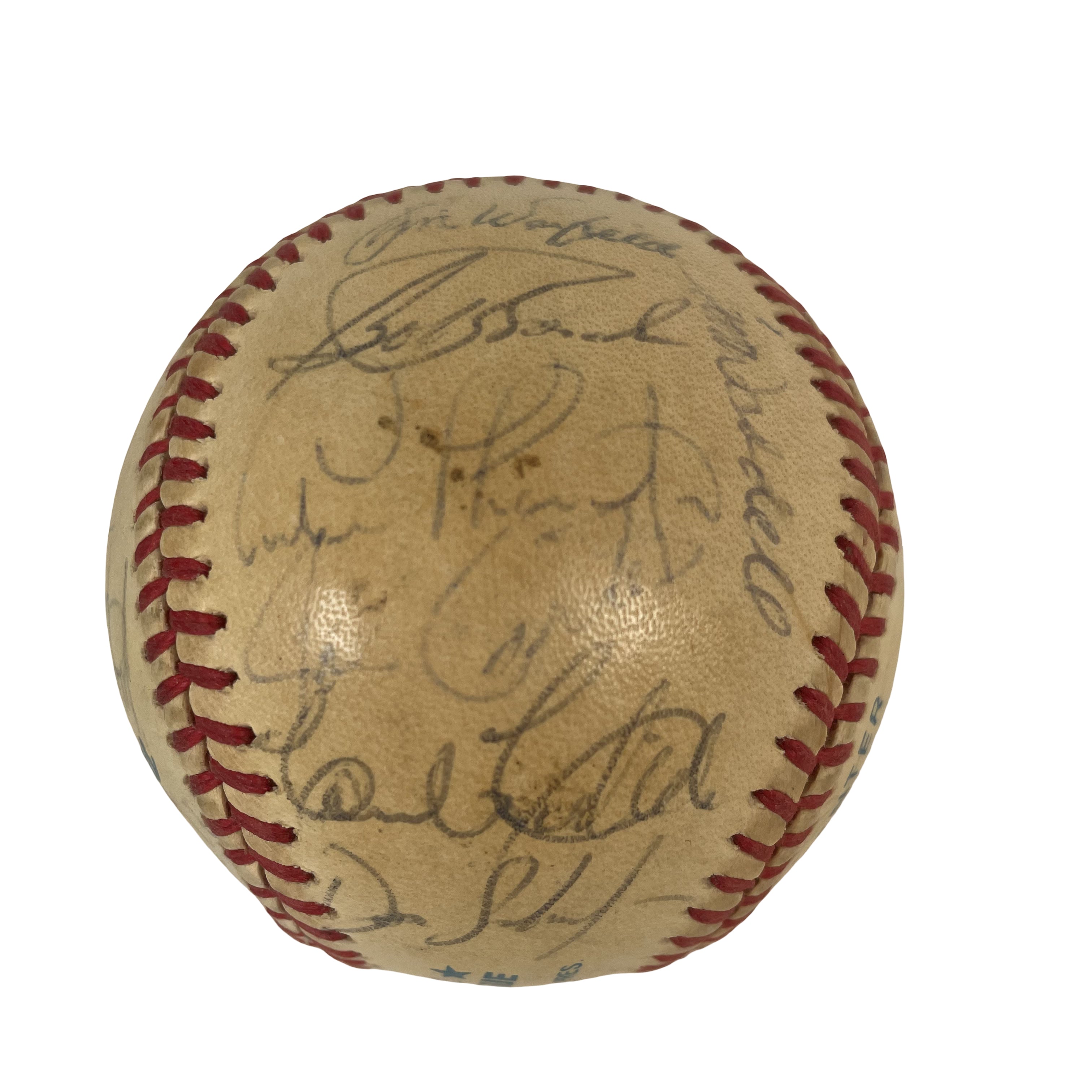 1986 Cleveland Indians Team Autographed Signed Baseball AMCo LOA