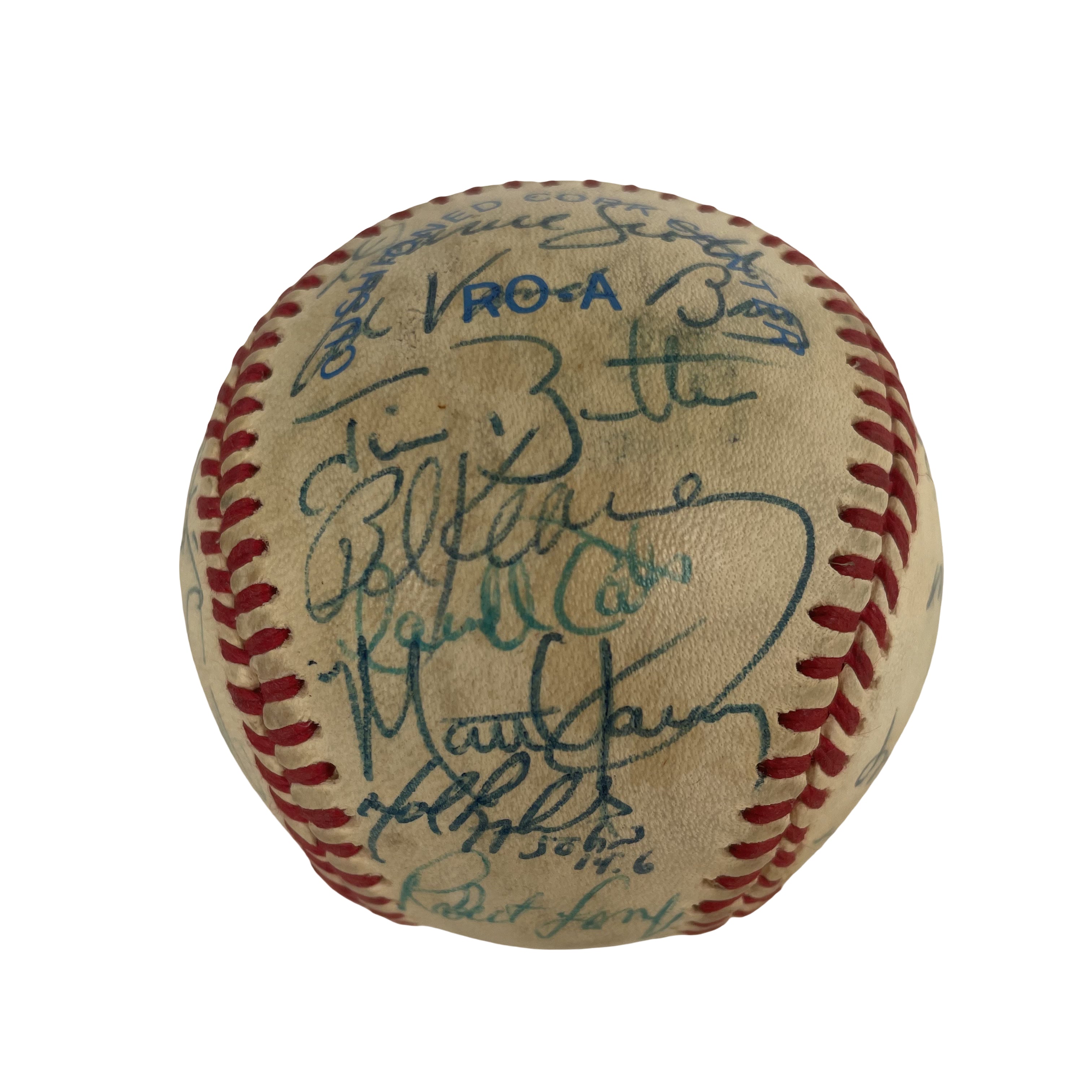 1985 Seattle Mariners Team Autographed Signed Baseball AMCo LOA