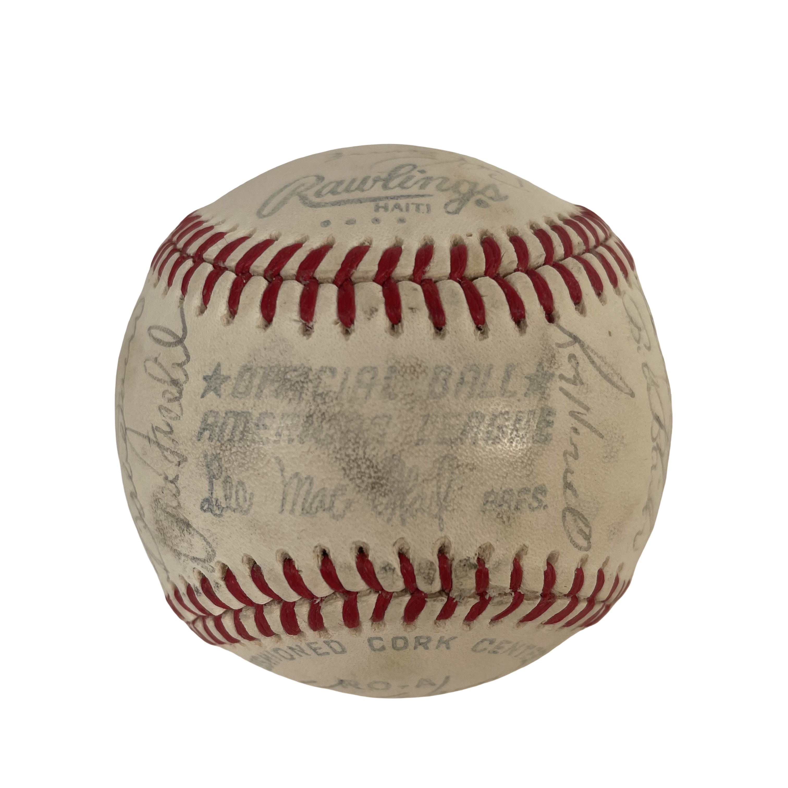 1979 Toronto Blue Jays Team Autographed Signed Baseball AMCo LOA