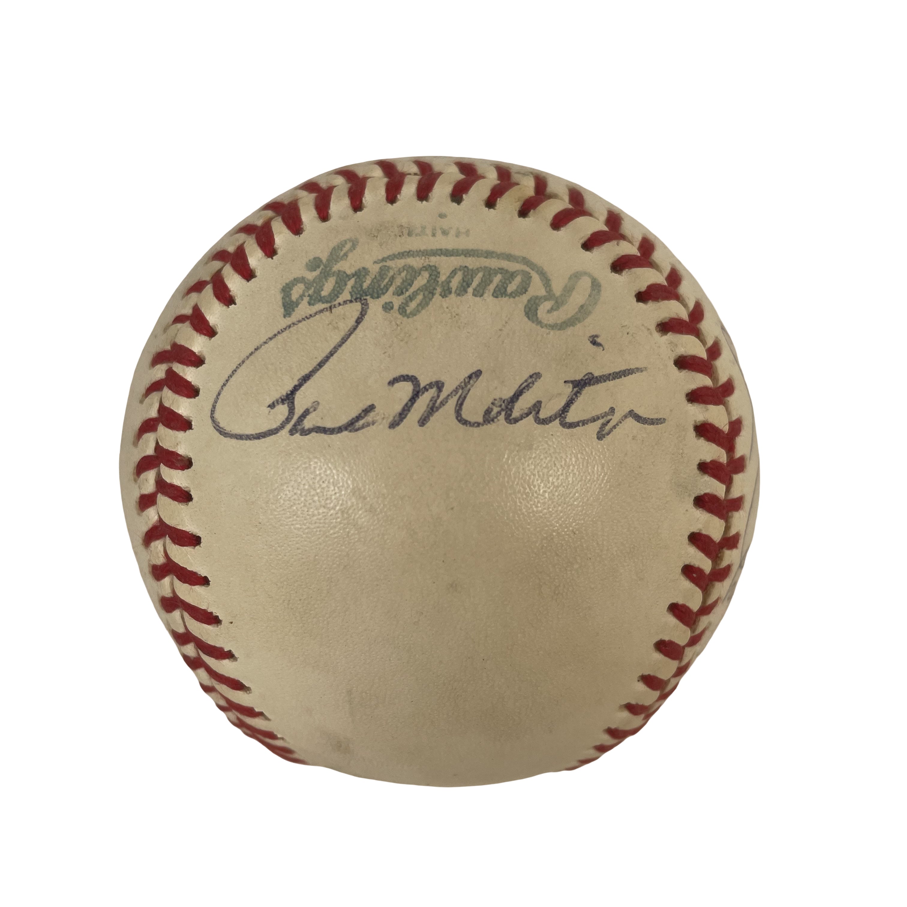 Robin Yount & Paul Molitor Milwaukee Brewers Autographed Signed Baseball AMCo COA