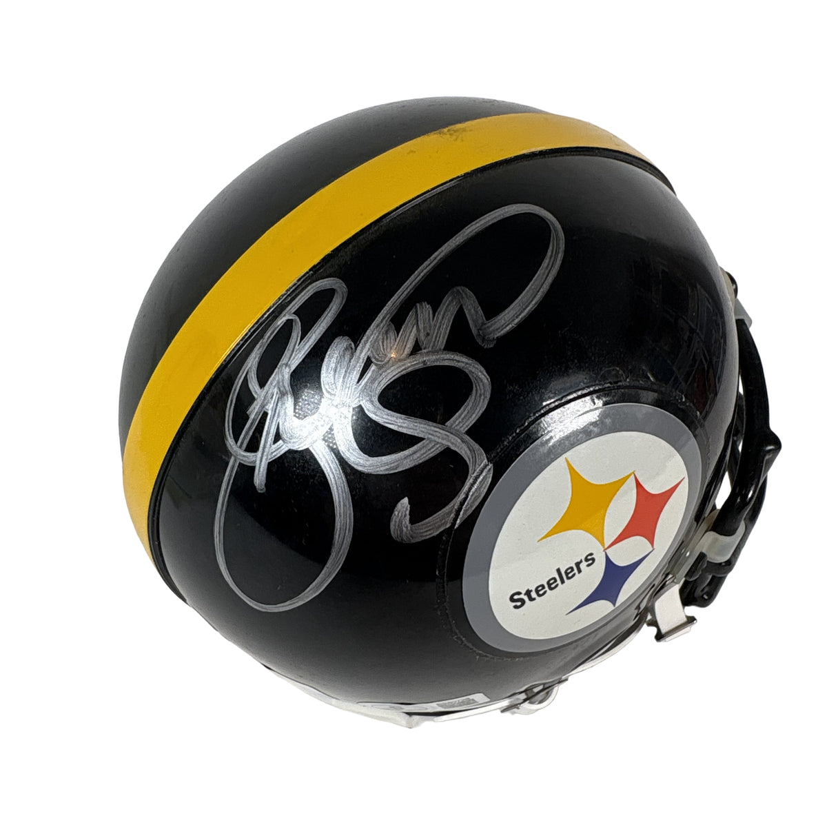 LC Greenwood Pittsburgh Steelers Autographed Signed Mini Helmet Beckett BAS