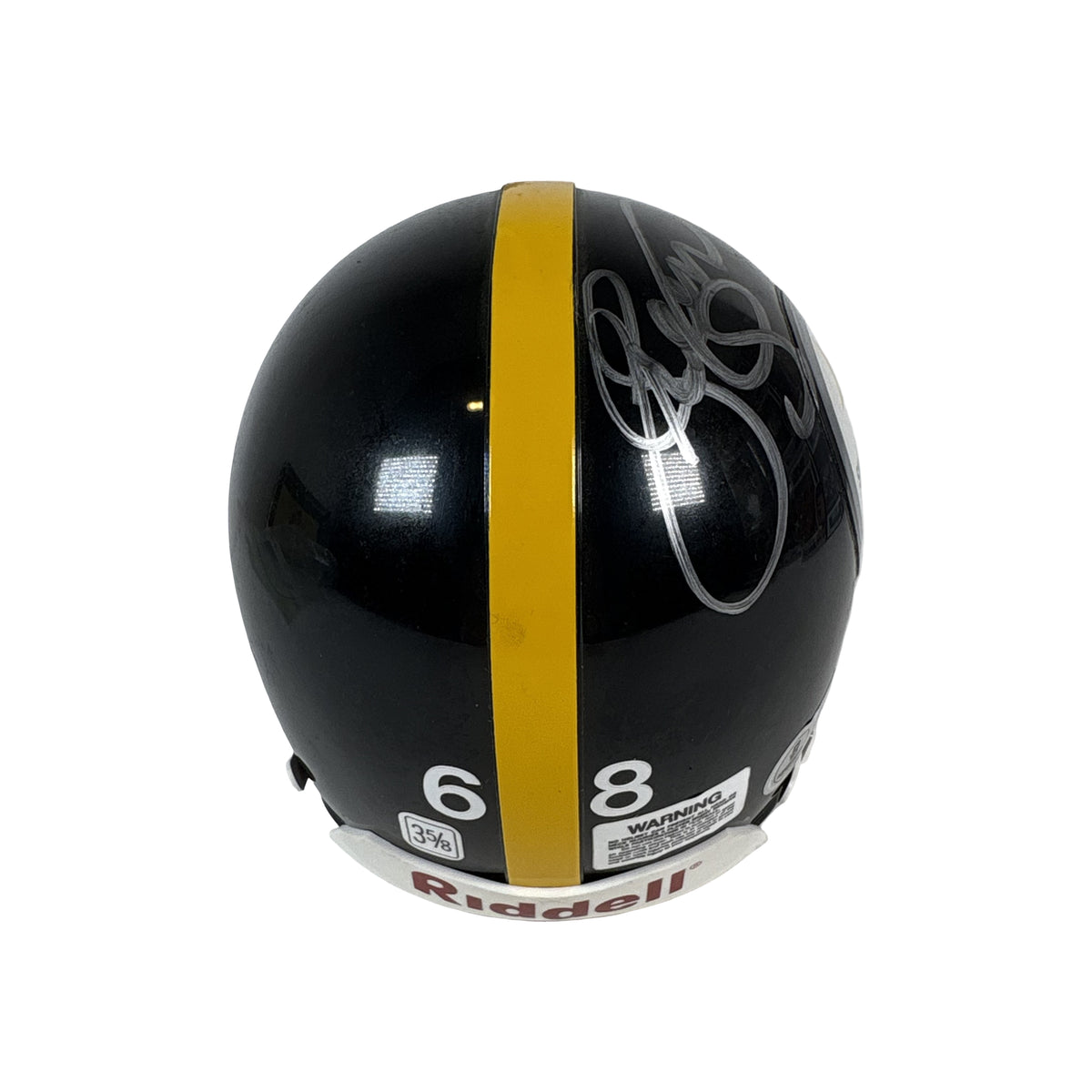 LC Greenwood Pittsburgh Steelers Autographed Signed Mini Helmet Beckett BAS