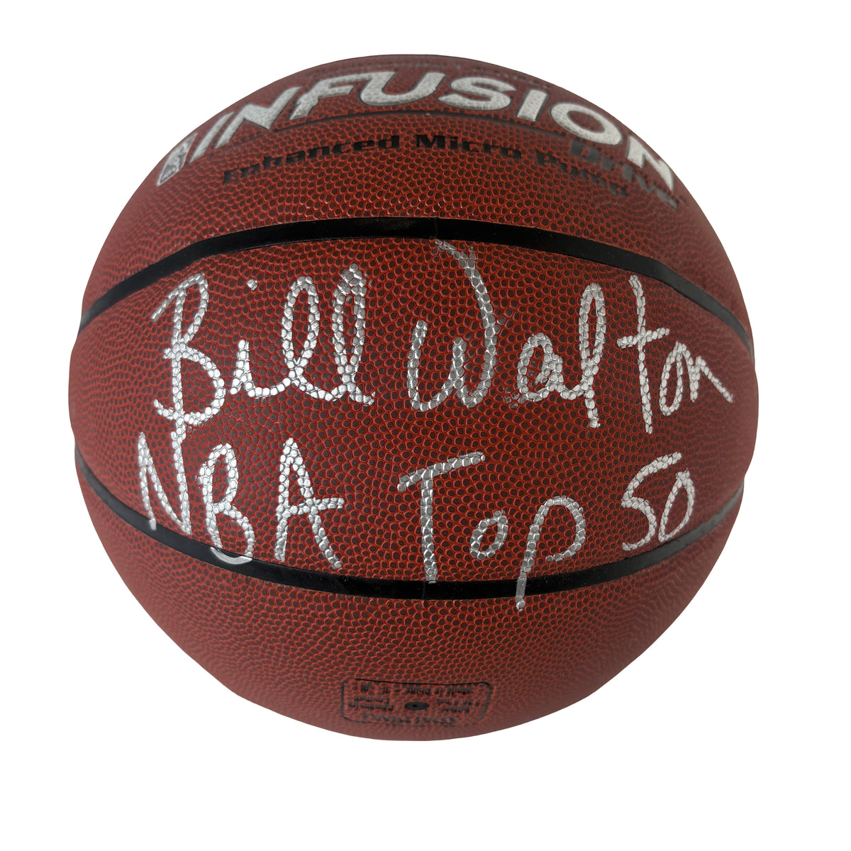 Bill Walton Trail Blazers Celtics Autographed Signed Basketball JSA COA