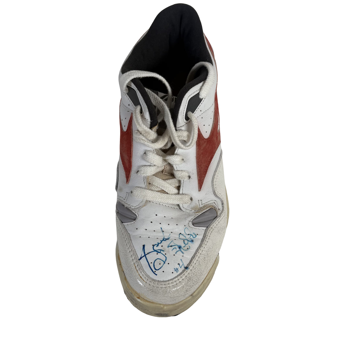 Spud Webb Game Worn Used Autographed Signed Basketball Shoe AMCo LOA