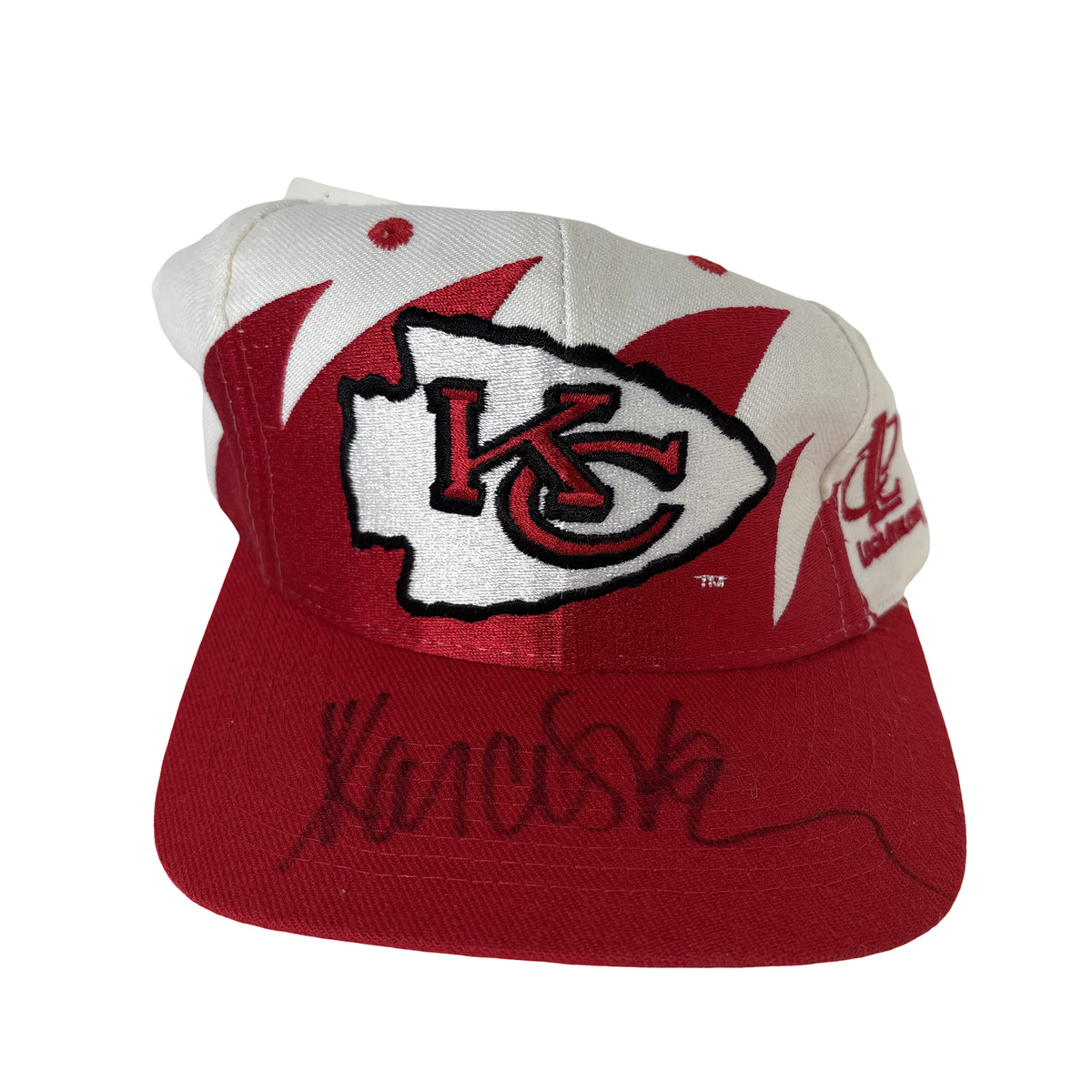 Marcus Allen Kansas City Chiefs Autographed Signed Pro Line Sharktooth Hat AMCo COA
