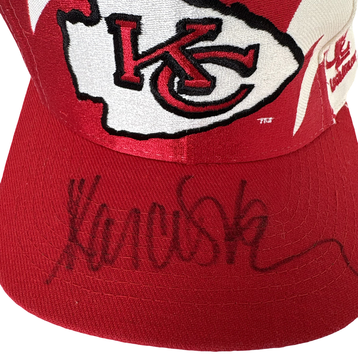 Marcus Allen Kansas City Chiefs Autographed Signed Pro Line Sharktooth Hat AMCo COA