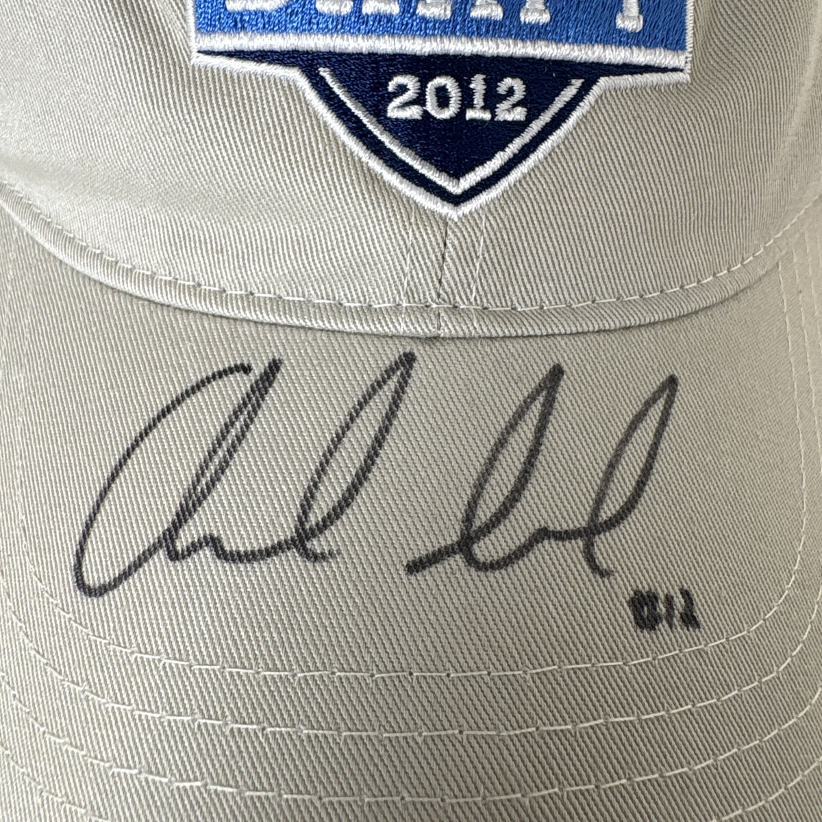 Andrew Luck 2012 NFL Draft Colts Autographed Signed Hat AMCo COA