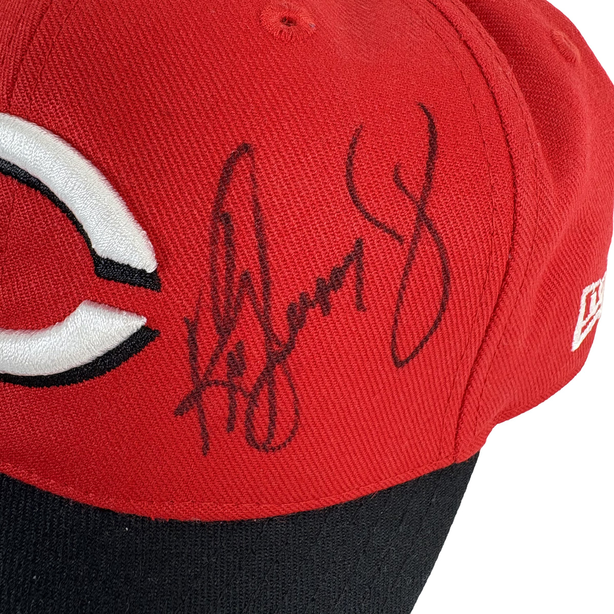 Ken Griffey Jr Cincinnati Reds Autographed Signed Baseball Hat AMCo COA