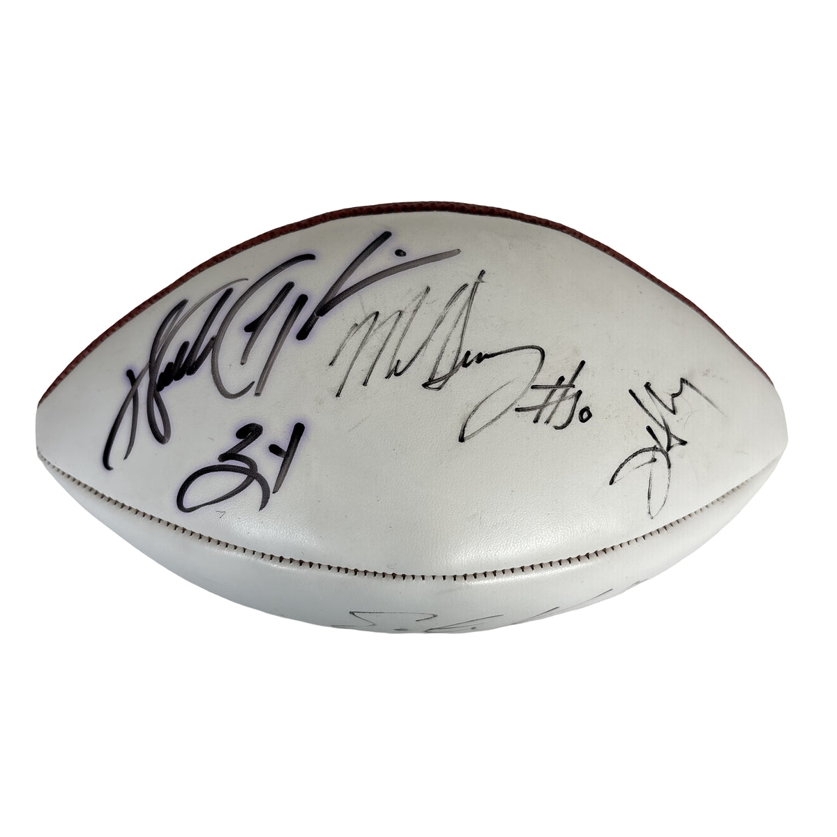 Walter Payton & Mike Singletary Bears Autographed Signed Football AMCo COA