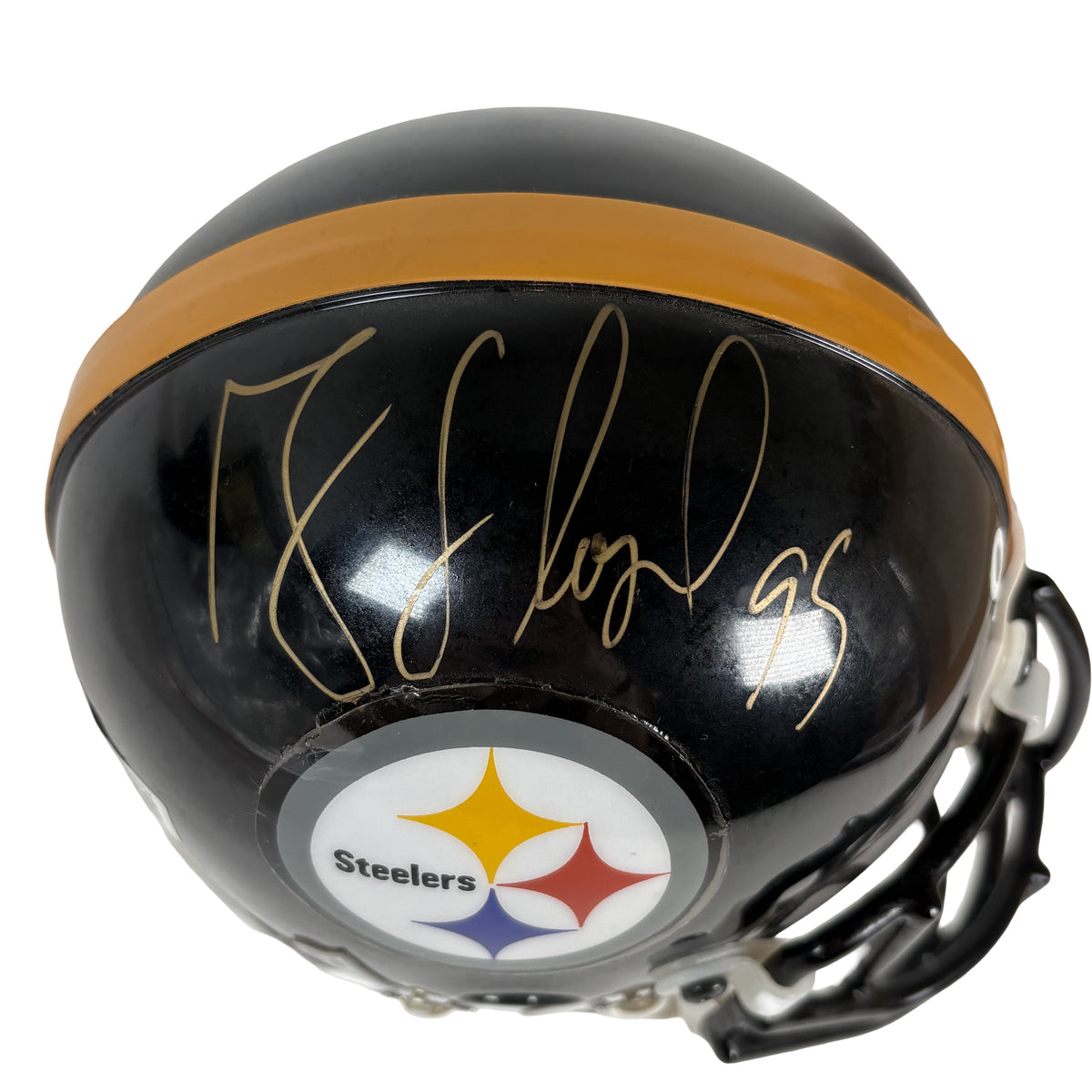 Greg Lloyd Pittsburgh Steelers Autographed Signed Mini Helmet Beckett BAS