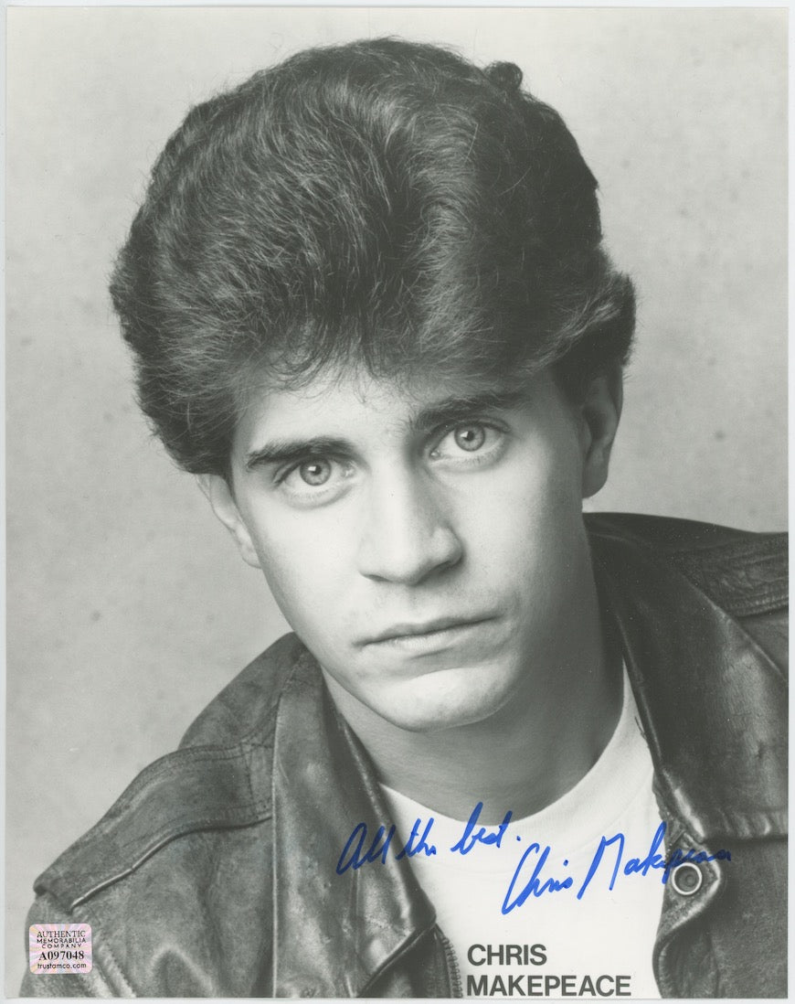 Chris Makepeace My Bodyguard Autographed Signed 8x10 Photo AMCo COA