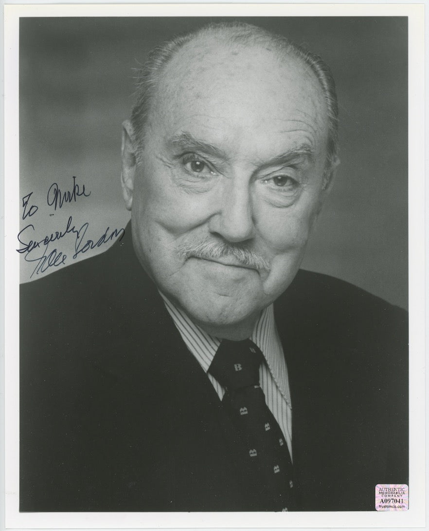 Gale Gordon The Lucy Show Autographed Signed 8x10 Photo AMCo COA