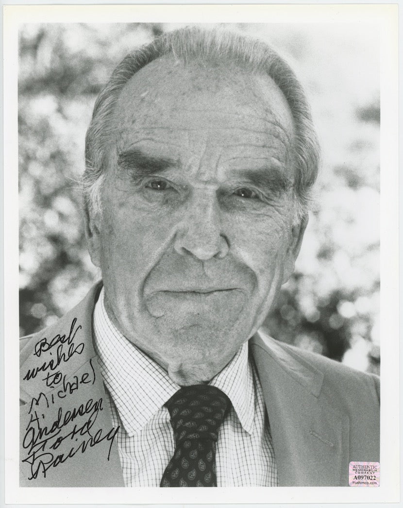 Ford Rainey The Bionic Woman Autographed Signed 8x10 Photo AMCo COA