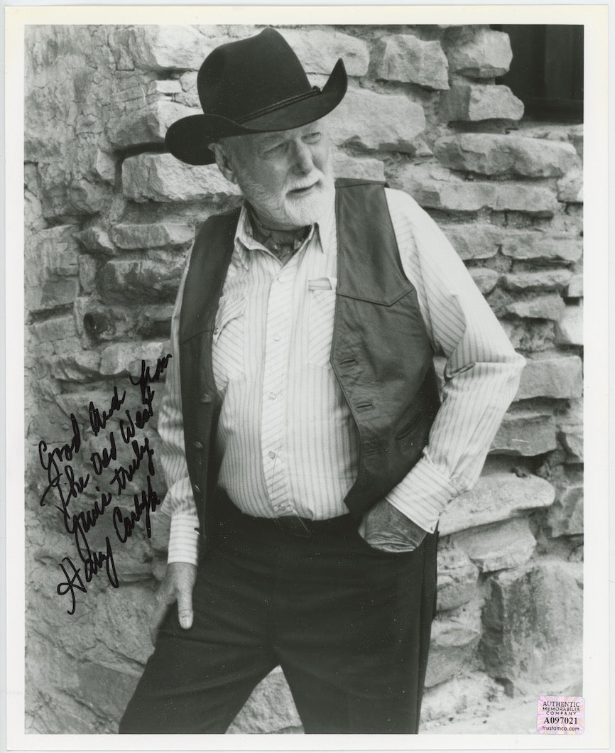 Harry Carey Jr 3 Godfathers Autographed Signed 8x10 Photo AMCo COA