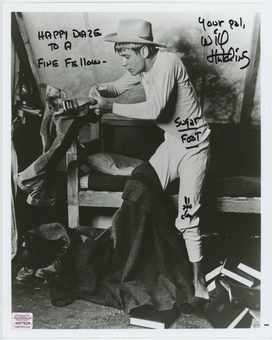 Will Hutchins Sugarfoot Autographed Signed 8x10 Photo AMCo COA