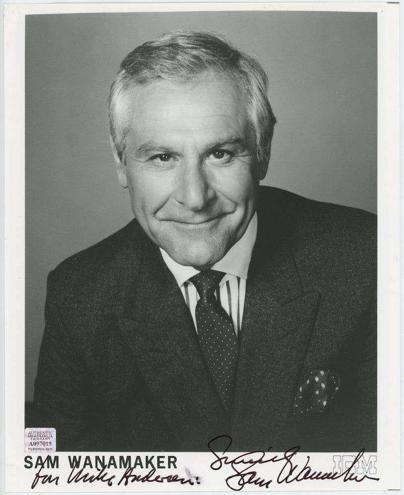 Sam Wanamaker Private Benjamin Autographed Signed 8x10 Photo AMCo COA
