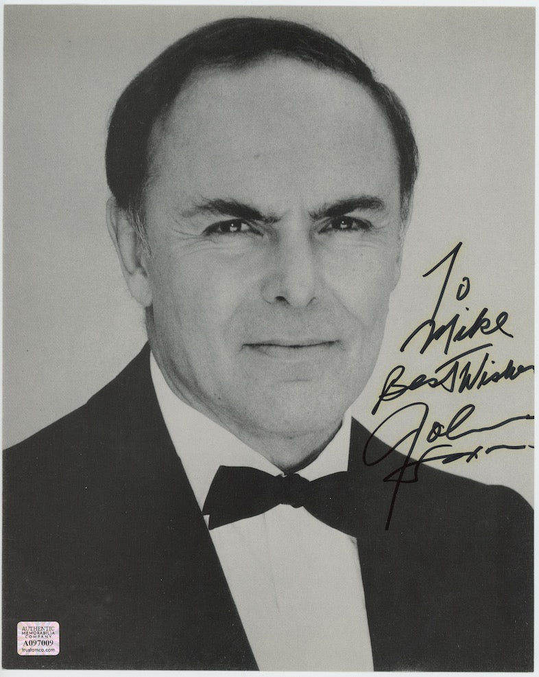John Saxon Enter the Dragon Autographed Signed 8x10 Photo AMCo COA