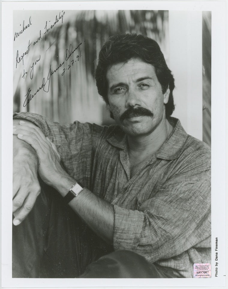 Edward James Olmos Blade Runner Autographed Signed 8x10 Photo AMCo COA