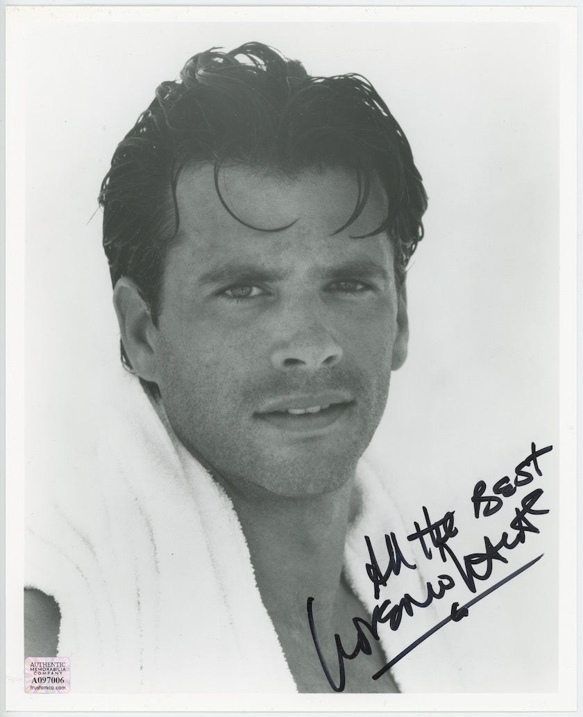 Lorenzo Lamas Falcon Crest Autographed Signed 8x10 Photo AMCo COA