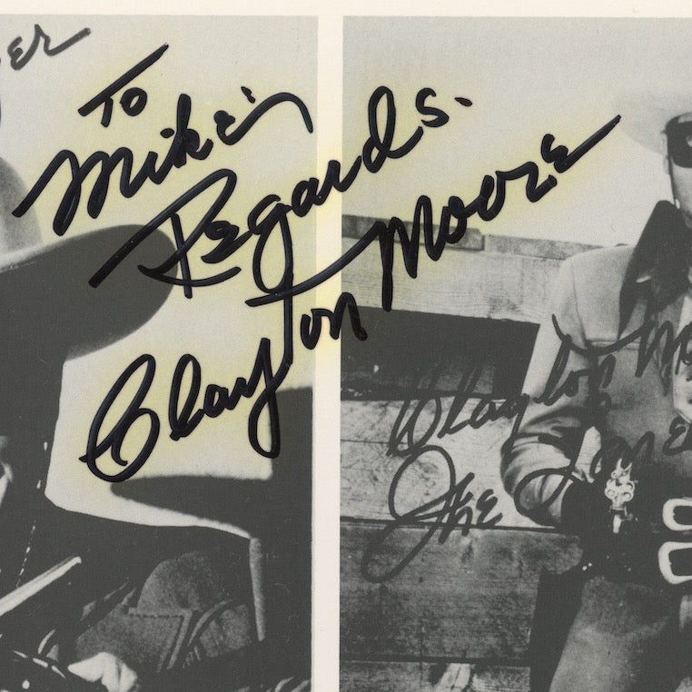 Clayton Moore The Lone Ranger Autographed Signed 8x10 Photo AMCo COA