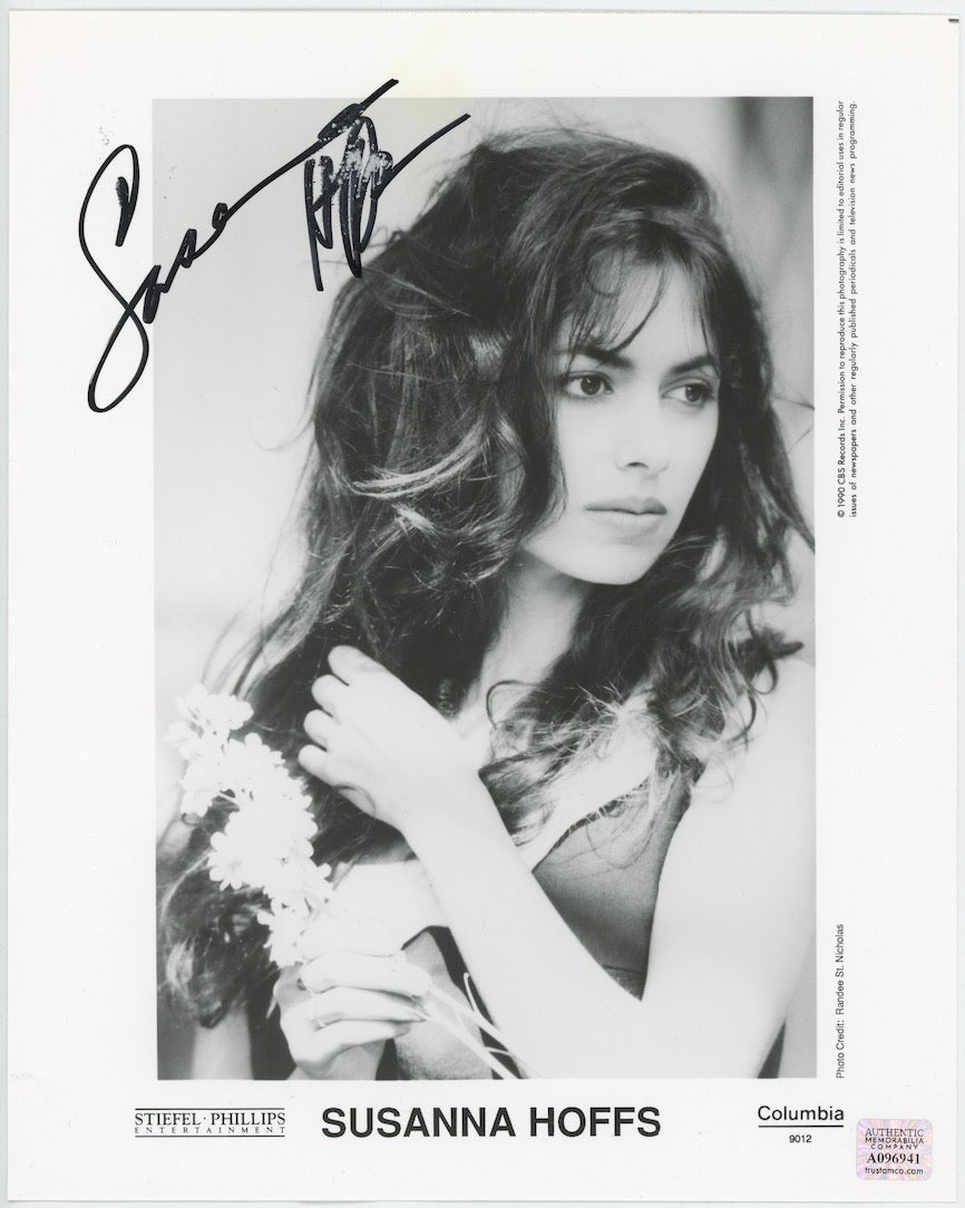 Susanna Hoffs Manic Monday Autographed Signed 8x10 Photo AMCo COA