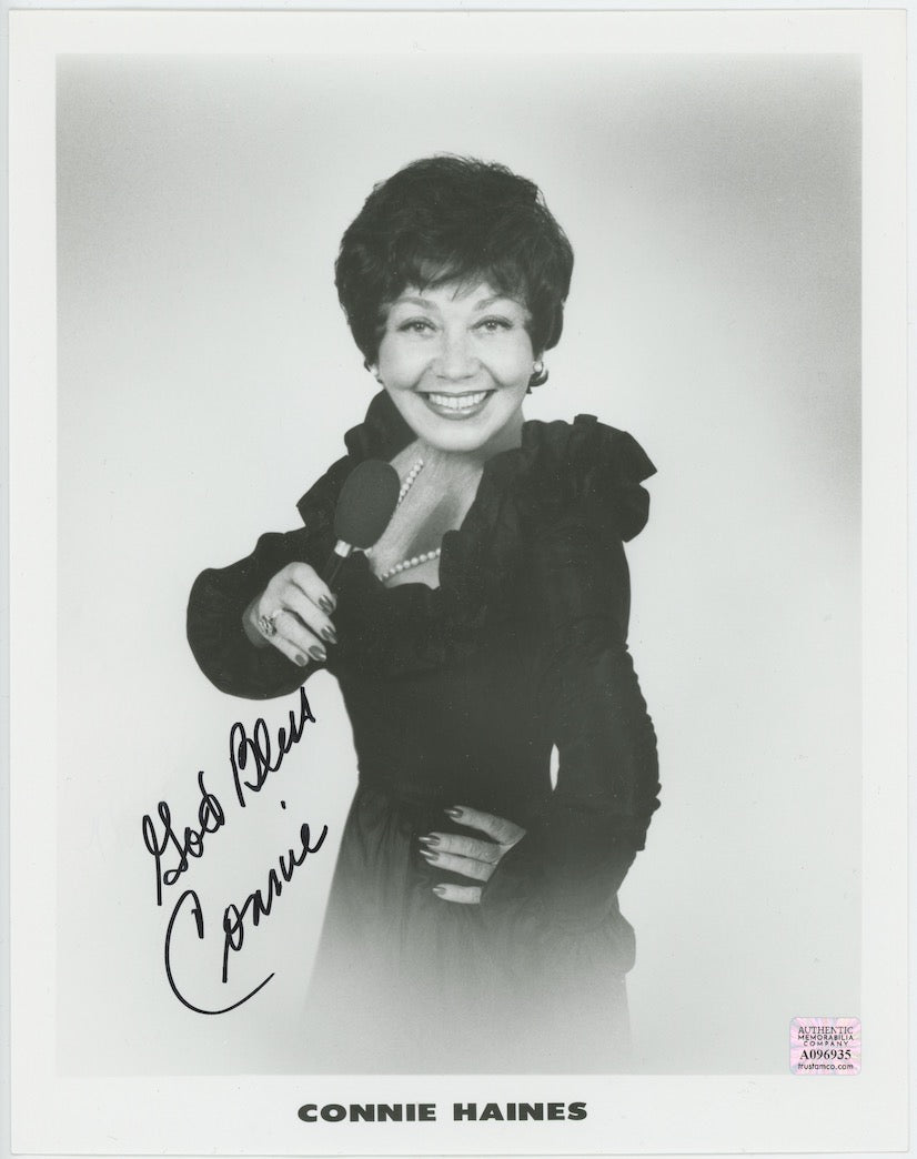 Connie Haines Jazz Singer Autographed Signed 8x10 Photo AMCo COA