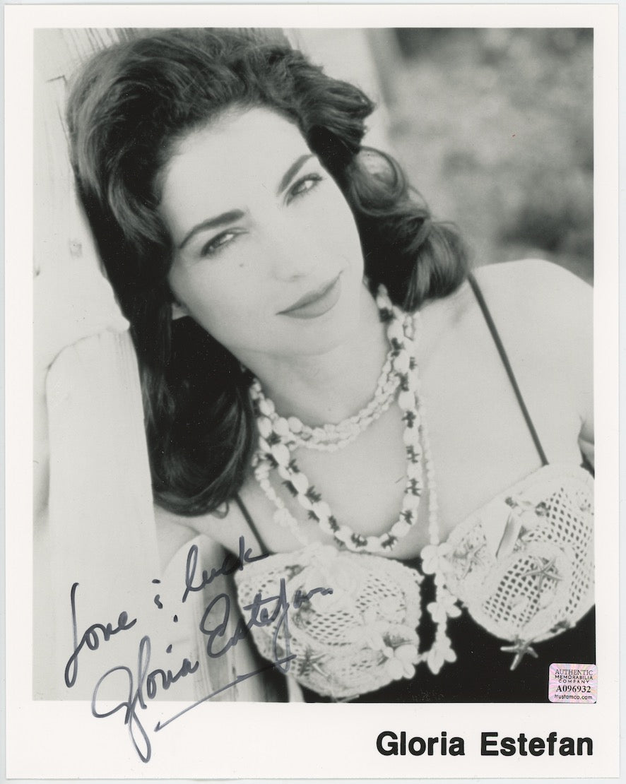 Gloria Estefan Conga Singer Autographed Signed 8x10 Photo AMCo COA