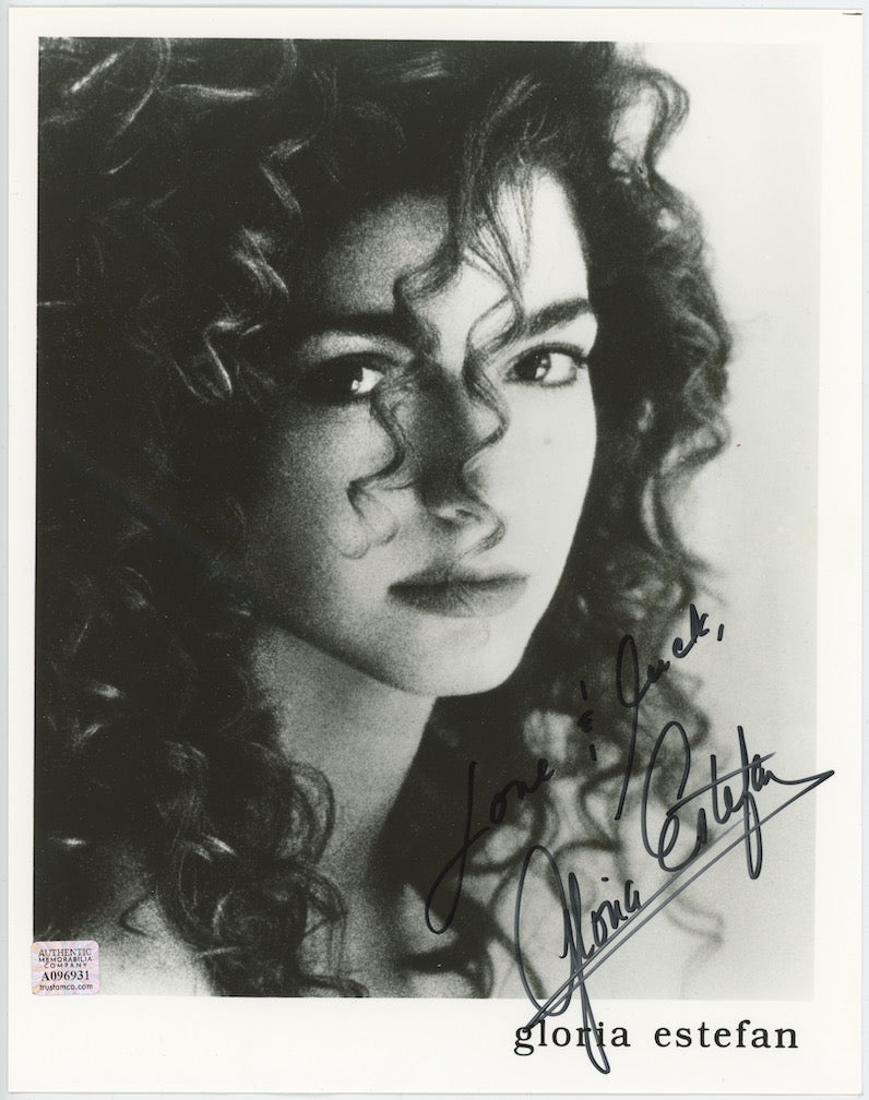 Gloria Estefan Conga Singer Autographed Signed 8x10 Photo AMCo COA