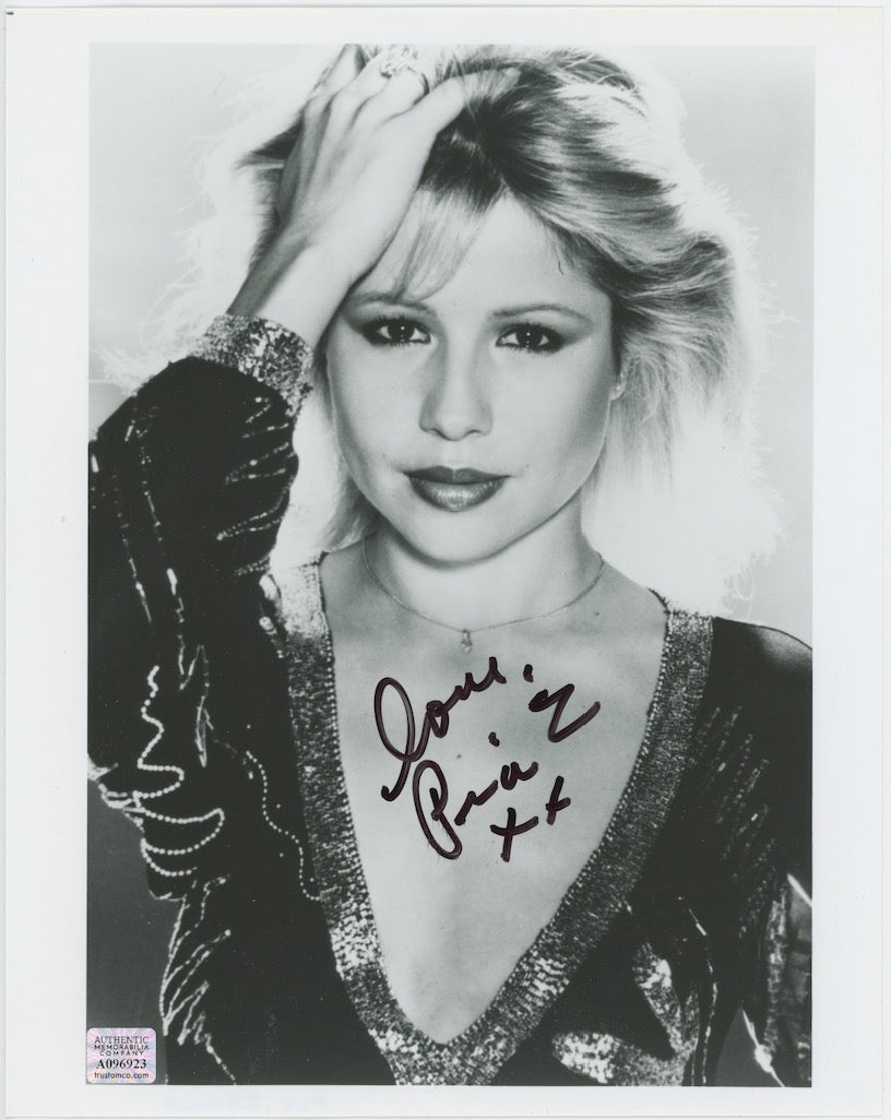 Pia Zadora Butterfly Actress Autographed Signed 8x10 Photo AMCo COA