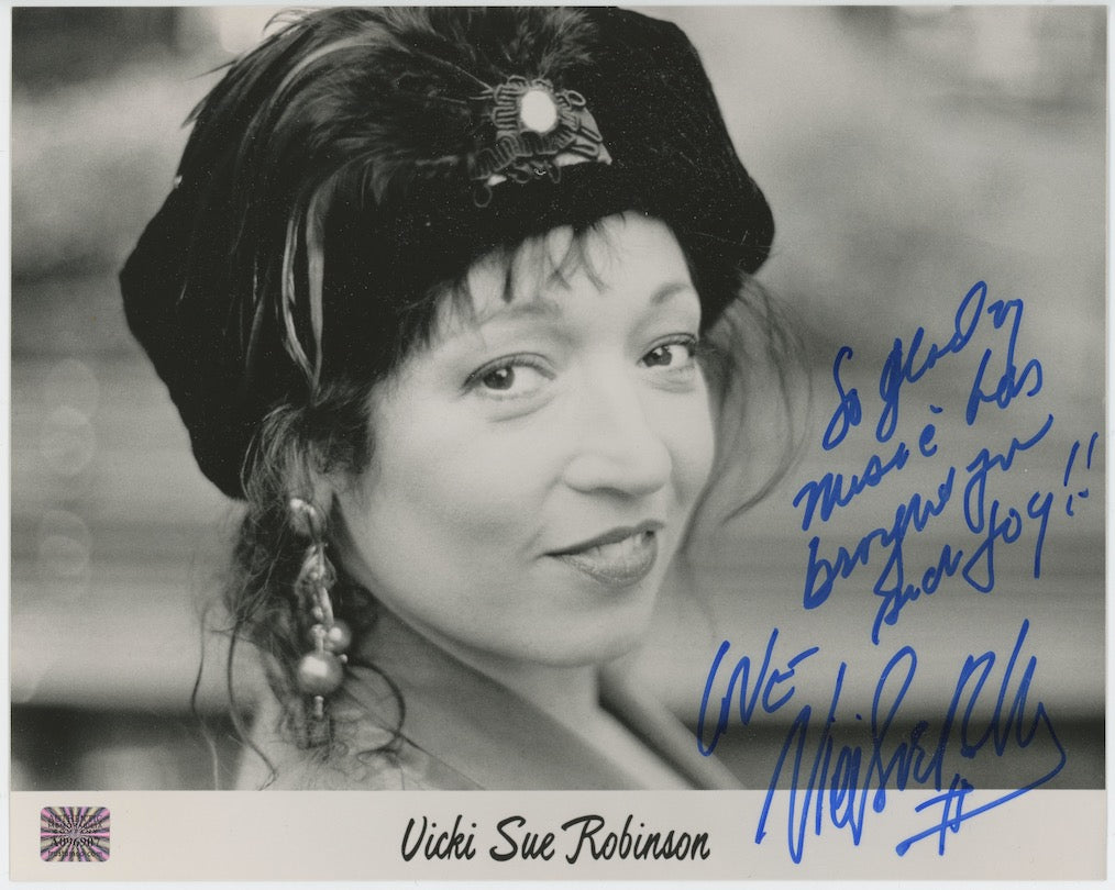 Vicki Sue Robinson Turn The Beat Around Autographed Signed 8x10 Photo AMCo COA