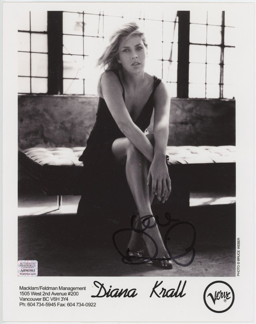 Diana Krall Look Of Love Autographed Signed 8x10 Photo AMCo COA