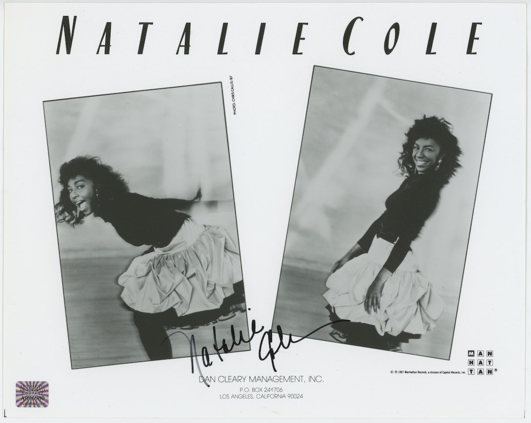 Natalie Cole Soul Jazz Singer Autographed Signed 8x10 Photo AMCo COA