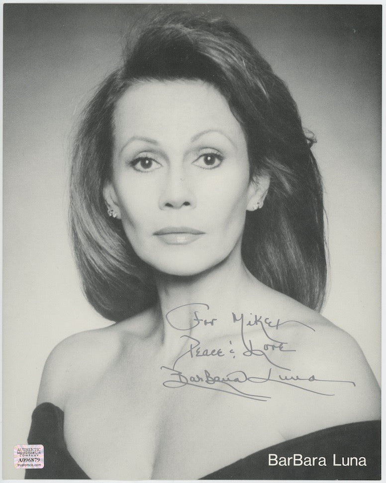 Barbara Luna Five Weeks In A Balloon Autographed Signed 8x10 Photo AMCo COA