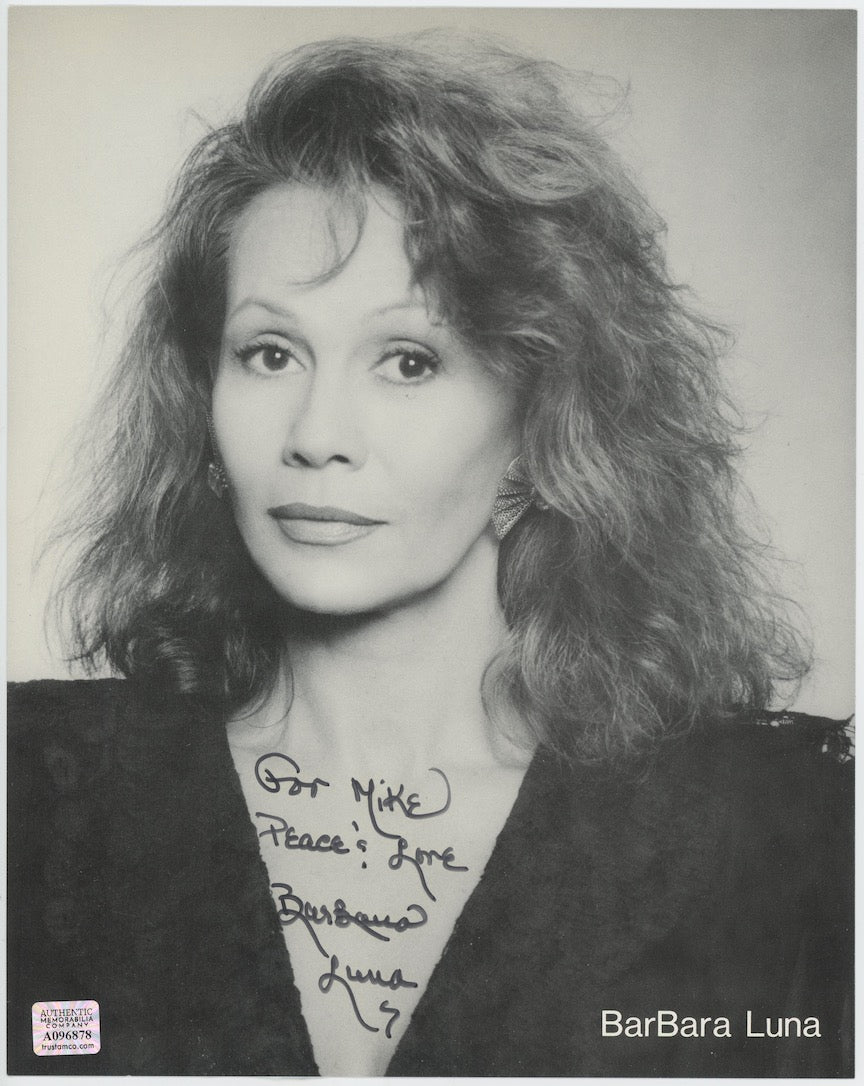 Barbara Luna Five Weeks In A Balloon Autographed Signed 8x10 Photo AMCo COA