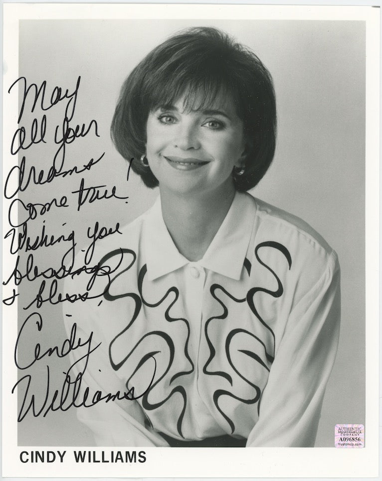 Cindy Williams Lavergne & Shirley Autographed Signed 8x10 Photo AMCo COA