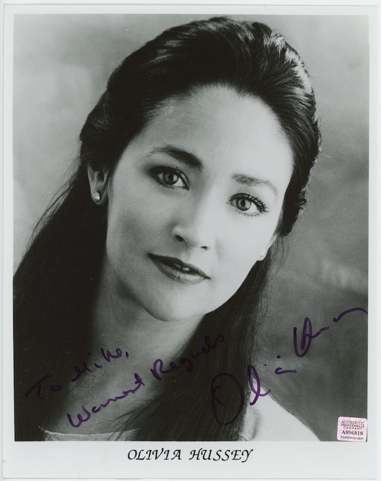Olivia Hussey Romeo & Juliet Autographed Signed 8x10 Photo AMCo COA