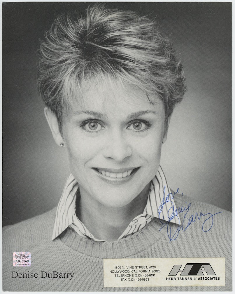 Denise DuBarry Thane International Autographed Signed 8x10 Photo AMCo COA