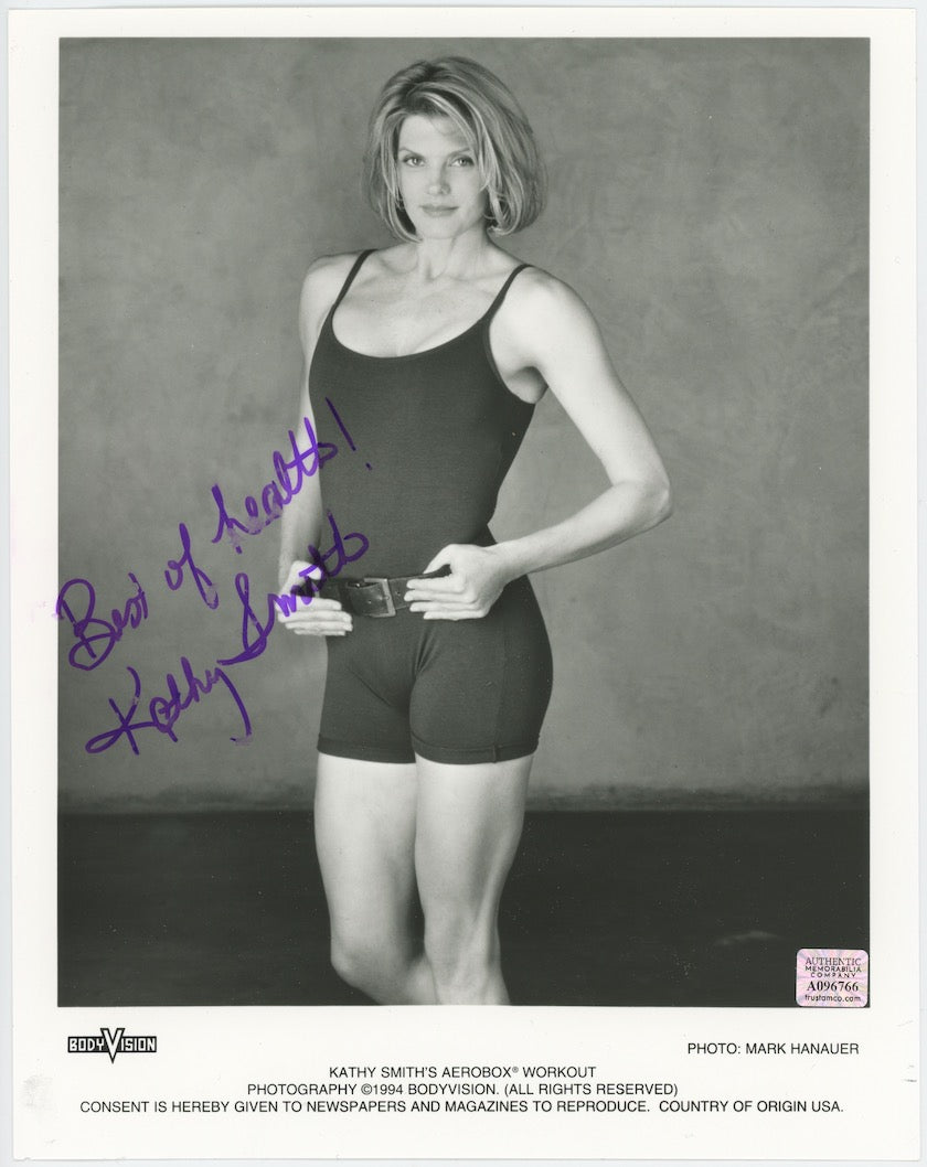 Kathy Smith Personal Trainer Autographed Signed 8x10 Photo AMCo COA