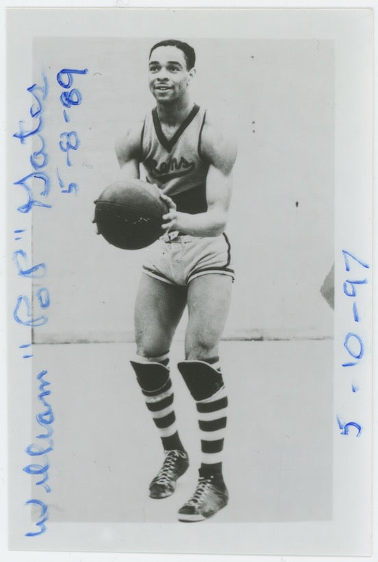 William Pop Gates Harlem Globetrotters Autographed Signed Photo AMCo COA