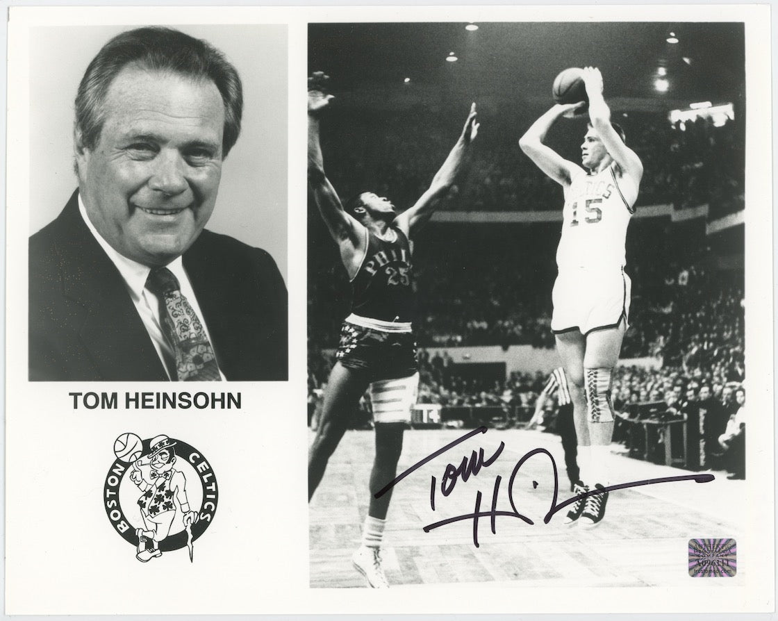 Tom Heinsohn Boston Celtics Autographed Signed 8x10 Photo AMCo COA