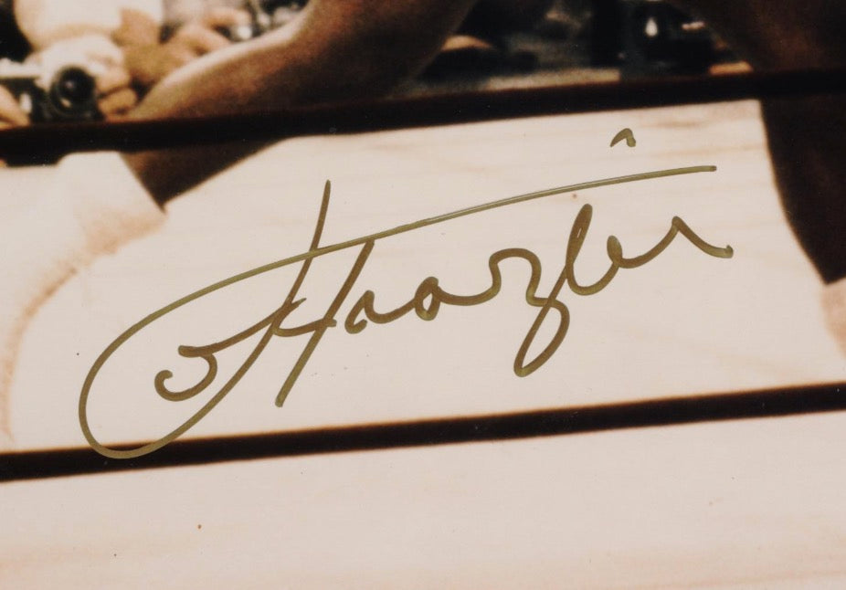Muhammad Ali Joe Frazier First Fight Dual Autographed Signed 16x20 Photo AMCo LOA